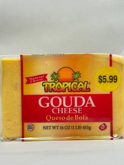 TROPICAL GOUDA CHEESE QUESO DE BOLA 453G