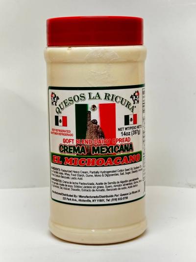 QUESOS LA RICURA SOFT BLEND SPREAD CREMA MEXICANA 397g