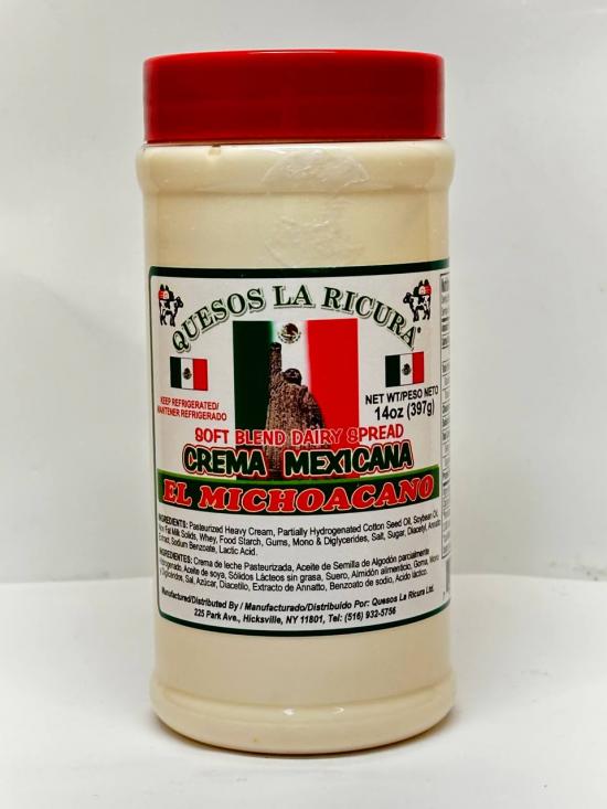 QUESOS LA RICURA SOFT BLEND SPREAD CREMA MEXICANA 397g