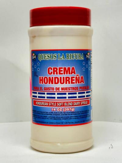 QUESOS LA RICURA CREMA HONDURENA 397G