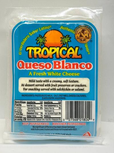 TROPICAL A FRESH WHITE CHEESE 454G