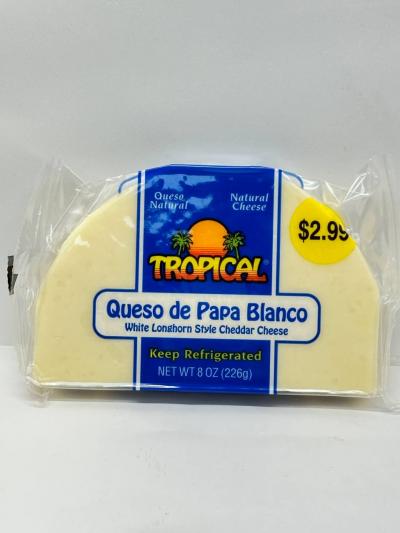 TROPICAL WHITE LONGORN STYLE CHEDDAR CHEESE 226G