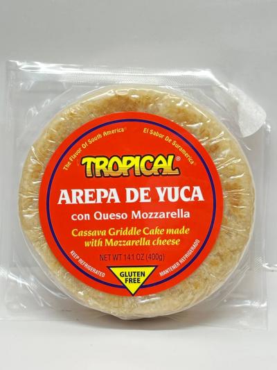 Tropical Arepa De Yuca  Mozzarella 400g