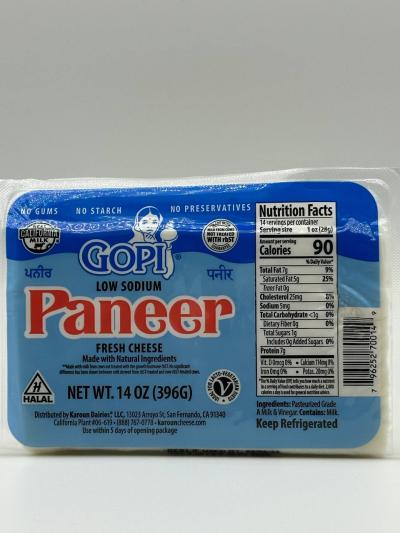 GOPI Paneer Fresh Cheese  396g