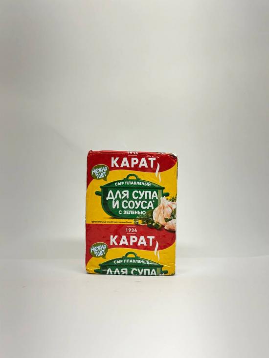 KARAT Processed Cheese For Soup and  Souce with greens 90g