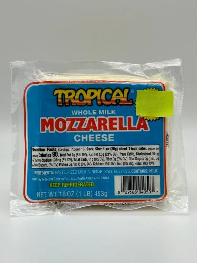 TROPICAL Mozzarella Whole Milk Cheese  453g