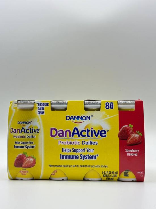 DANNON DanActive Probiotic Dailies Yogurt with Strawberry flv 744ml