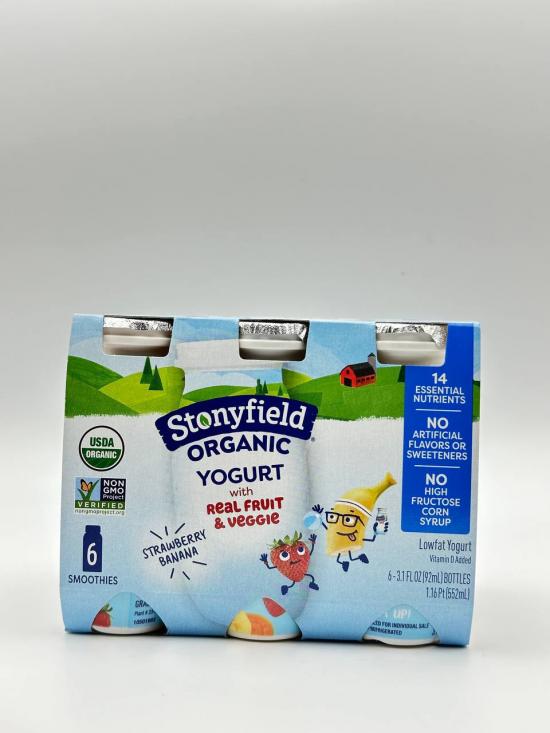 STONYFIELD Organic Yogurt with real fruit & Veggie 552ml