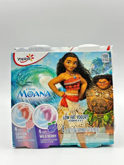 YOPLAIT Disney Moana Lowfat Yogurt with Cotton Candy and Wild Berry  907g