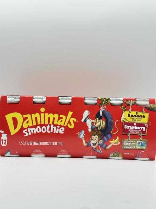 DAINIMALS Smoothie With Banana and Strawberry 1.1L