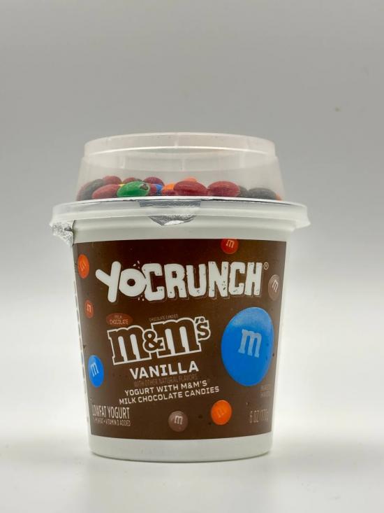 YOCRUNCH Milk Chocolate m&ms Vanilla Yogurt  170g