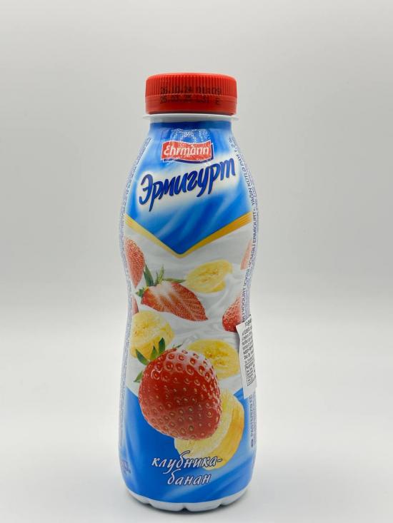 EHRMANN Yogurt Drink Ermighurt  strawberry and banana  420g