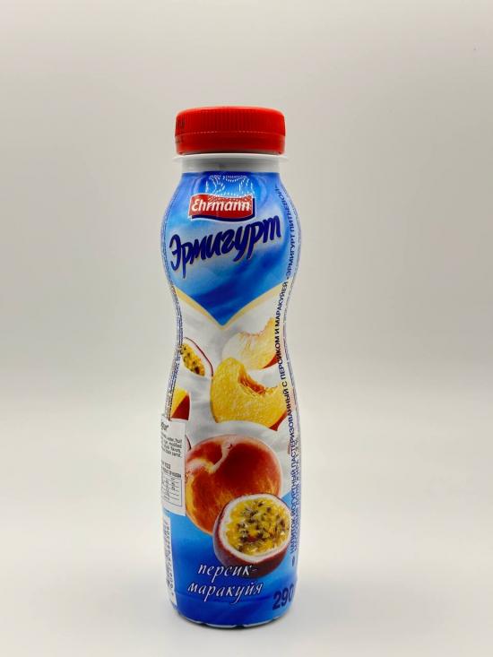 EHRMANN Yogurt Drink Ermighurt  with peach and marakuya 290g