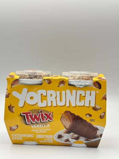 YOCRUNCH Twix Vanilla Lowfat Yogurt  453g