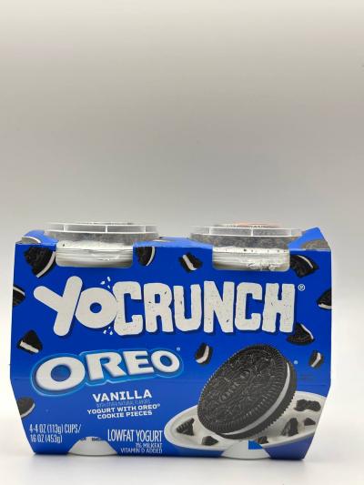 YOCRUNCH Oreo  Vanilla Lowfat Yogurt 453g