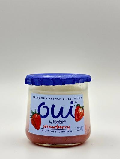 OUI by Yoplait strawberry yogurt 5 OZ