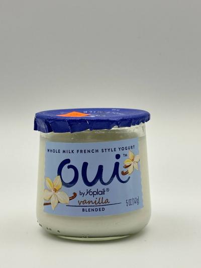 OUI by Yoplait vanilla yogurt 5 OZ