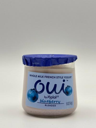 OUI by Yoplait blueberry yogurt 5 OZ