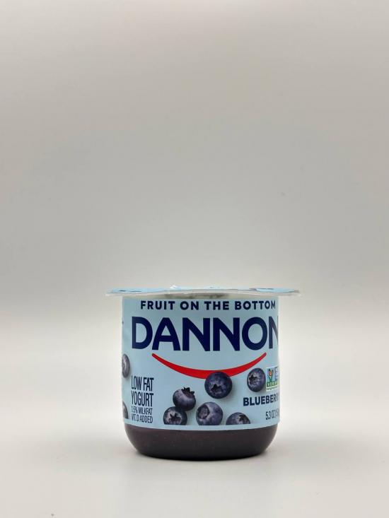 Dannon fruit on the bottom Blueberry 150g.