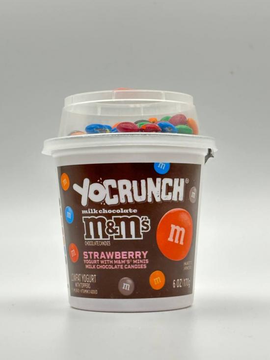 YOCRUNCH Milk Chocolate m&ms Strawberry  Yogurt  170g