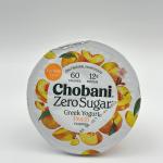 CHOBANI Zero Sugar Greek Yogurt Peach flv  150g