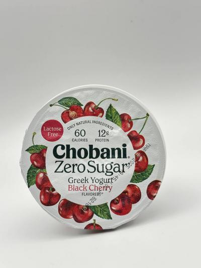 CHOBANI Zero Sugar Greek Yogurt Black Cherry flv  150g