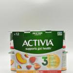 ACTIVIA Supports Gut Health  with Peach and Strawberry