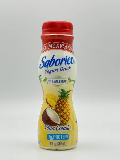 EL MEXICANO Saborico Yogurt Drink with Coconut and Pineapple  207ml