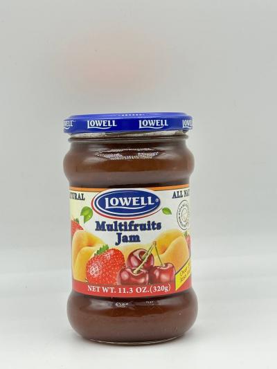 Lowell Multi fruits Jam 11.3Oz