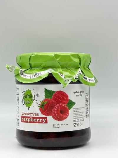 FT RASPBERRY PRESERVES 560G