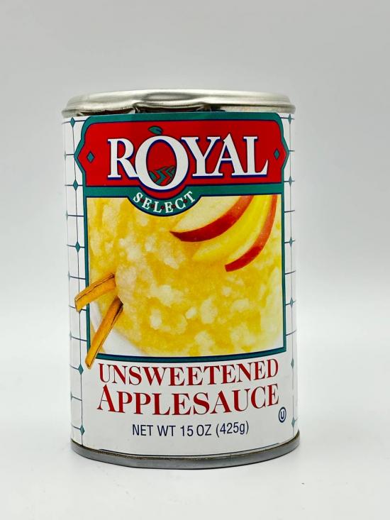 ROYAL UNSWEETENED APPLESAUCE 425G