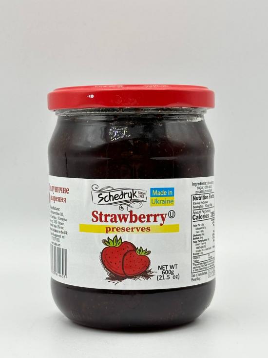 Schedryk Strawberry Preserves 600g