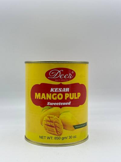 DEER KESAR MANGO PULP SWEETENED 850 GM