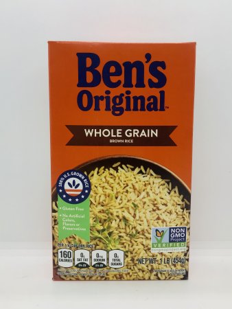 Ben's Original Whole grain brown rice 1LB.