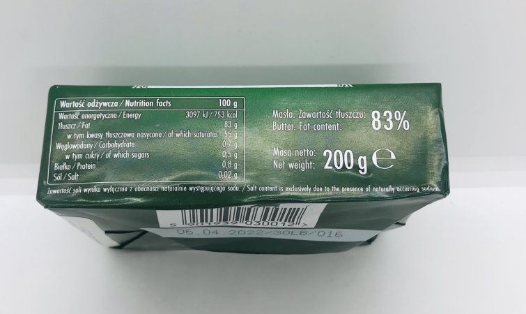 Piatnica Masto Extra Butter 83% 200g