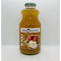 BenOrganic Organic Apple Juice 946 mL