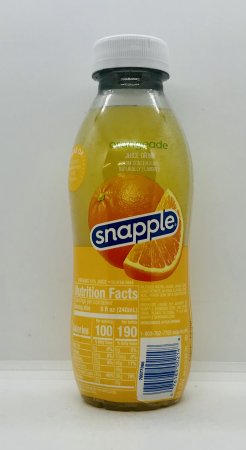 Snapple orangeade juice 473mL.