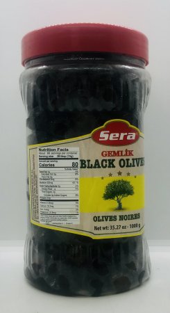 Sera Black Olives 1000g.