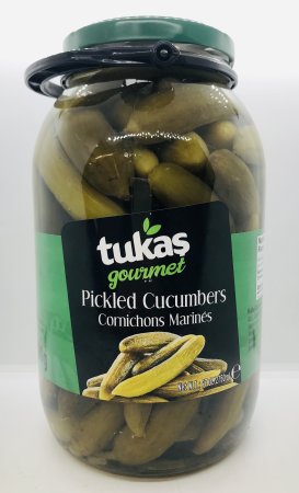 Tukas Gourmet Pickled Cucumbers Cornichons 2750g.