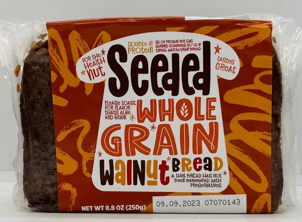 Seeded Walnut Bread 250g.