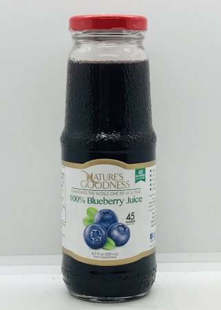 Natures Goodness Blueberry Juice 250ml.