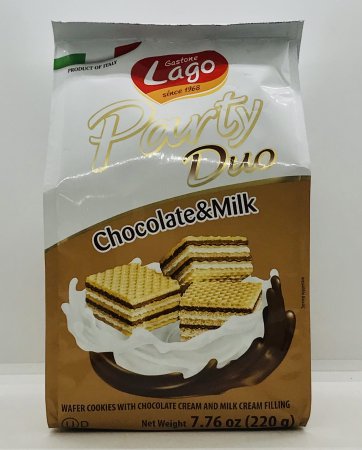 Gastone Lago Party Duo Chocolate & Milk 220g.