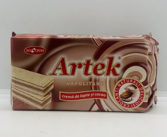 Artek Wafers Milk and Chocolate Cream 160g.