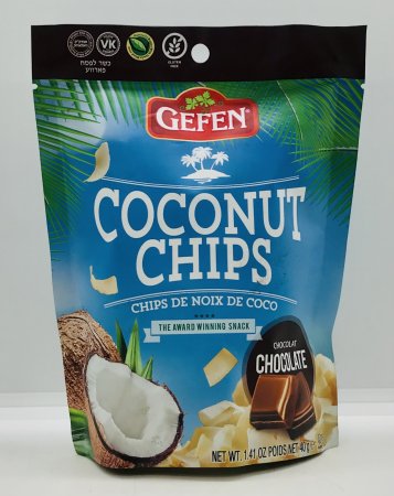 Gefen Coconut Chips Choco 40g.