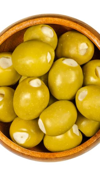 Green Olives Stuffed With Garlic (lb.)