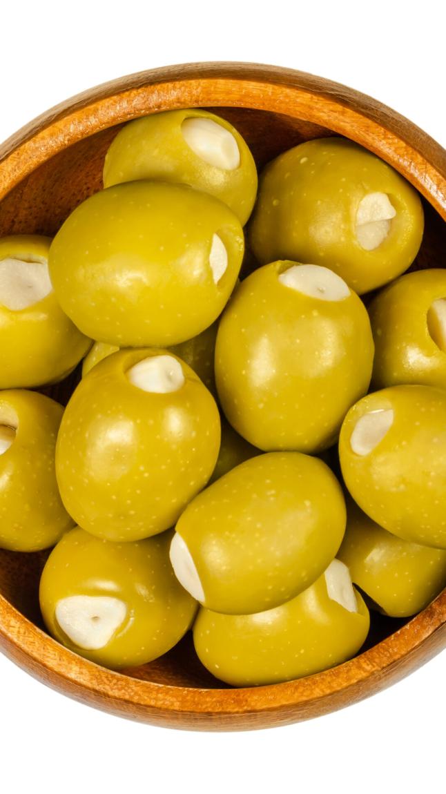 Green Olives Stuffed With Garlic (lb.)