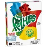 Betty Crocker, Fruit Roll Ups, Blastin Berry Hot Colors 141g