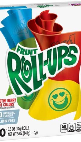 Betty Crocker, Fruit Roll Ups, Blastin Berry Hot Colors 141g