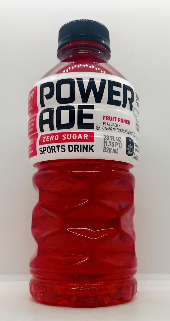 PowerAde Sport Drink Fruit Punch 828mL.