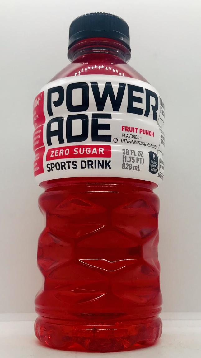 PowerAde Sport Drink Fruit Punch 828mL.